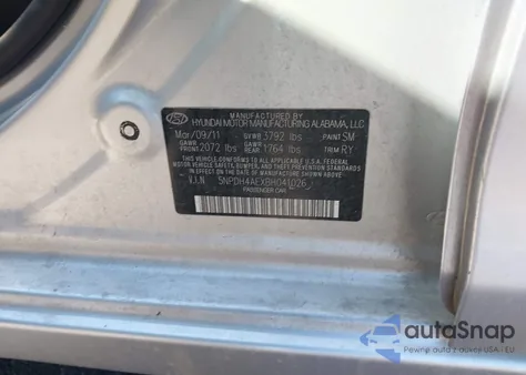 2011 Hyundai Elantra Limited из США, поврежденный, VIN 5NPDH4AEXBH041026